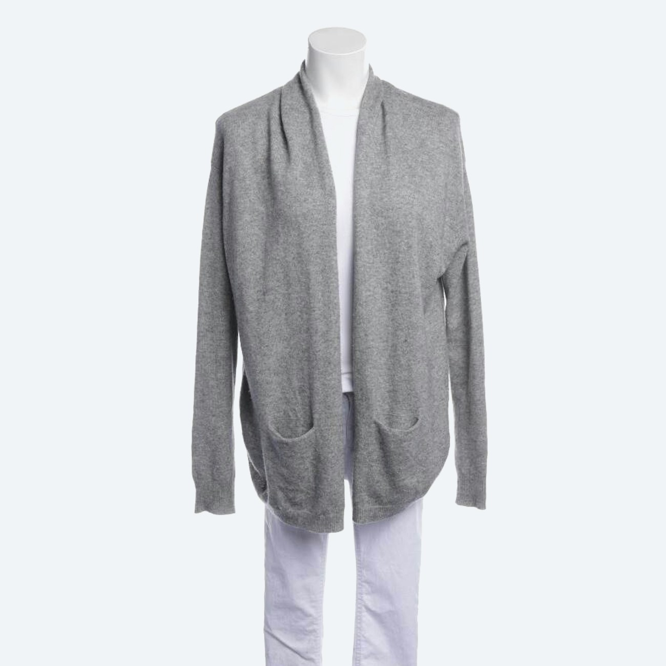 Image 1 of Cardigan 40 Light Gray in color Gray | Vite EnVogue