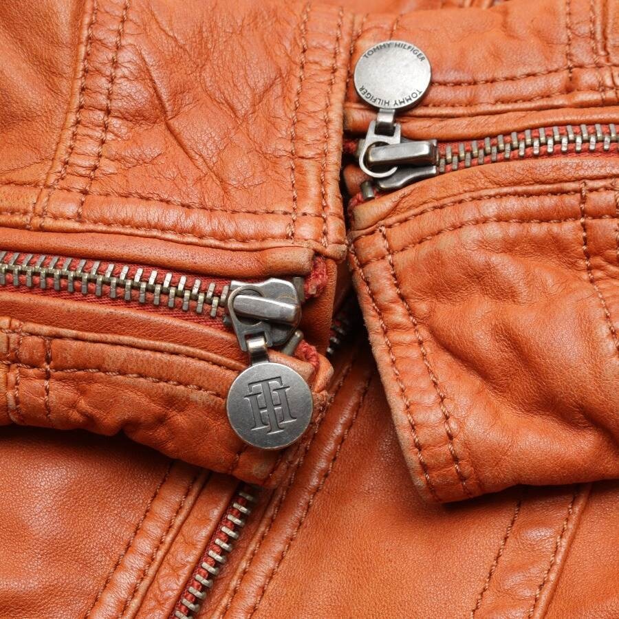 Image 5 of LeatherJacket M Orange in color Orange | Vite EnVogue