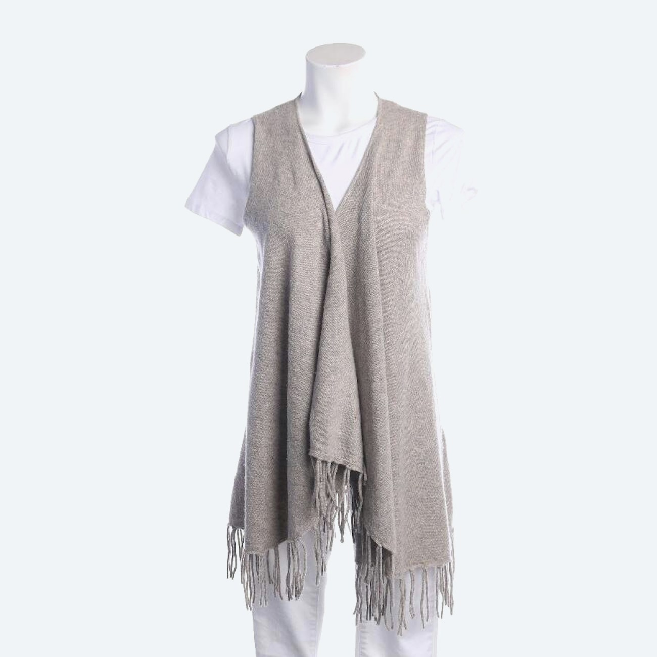 Image 1 of Wool Cardigan 38 Beige in color White | Vite EnVogue