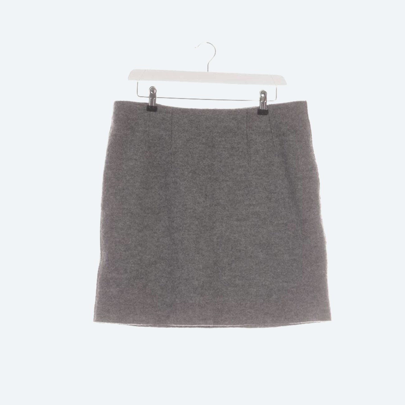 Image 1 of Wool Skirt 40 Light Gray in color Gray | Vite EnVogue
