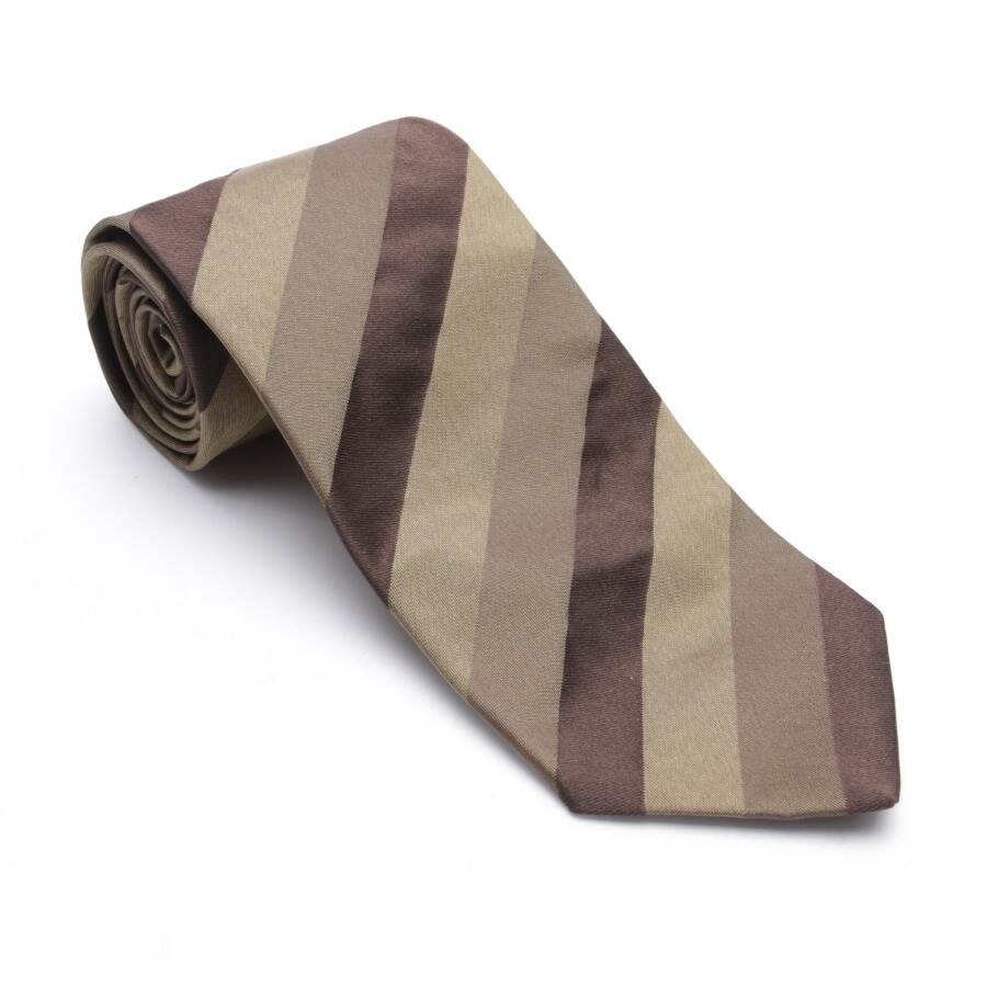 Image 1 of Silk Tie Olive Green in color Green | Vite EnVogue