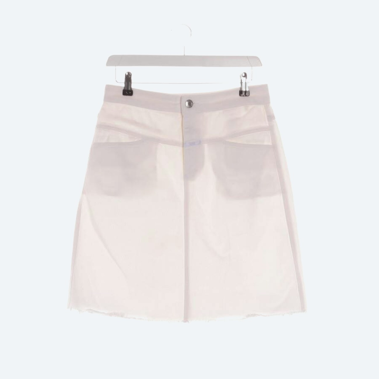 Image 1 of Skirt W28 White in color White | Vite EnVogue