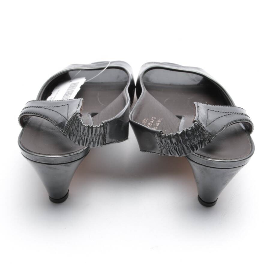 Image 3 of Heeled Sandals EUR 38.5 Dark Gray in color Gray | Vite EnVogue