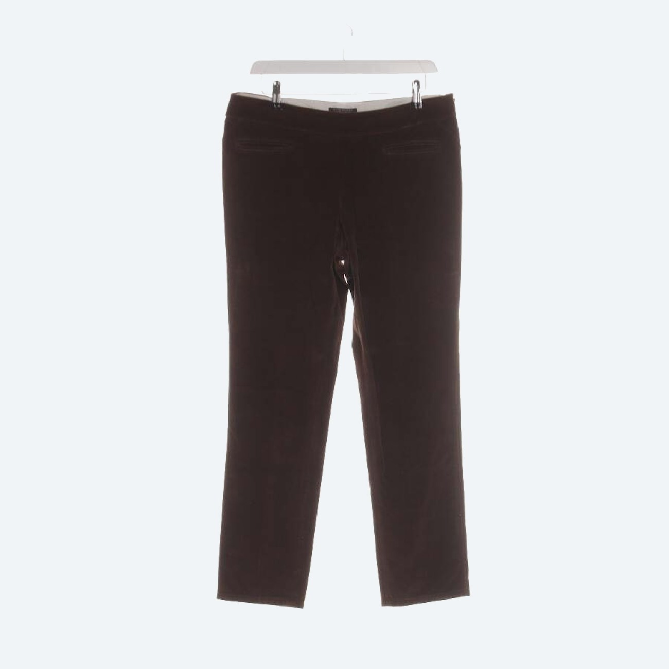 Image 1 of Velvet Pants 40 Brown in color Brown | Vite EnVogue