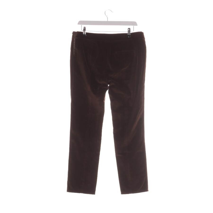 Image 2 of Velvet Pants 40 Brown in color Brown | Vite EnVogue
