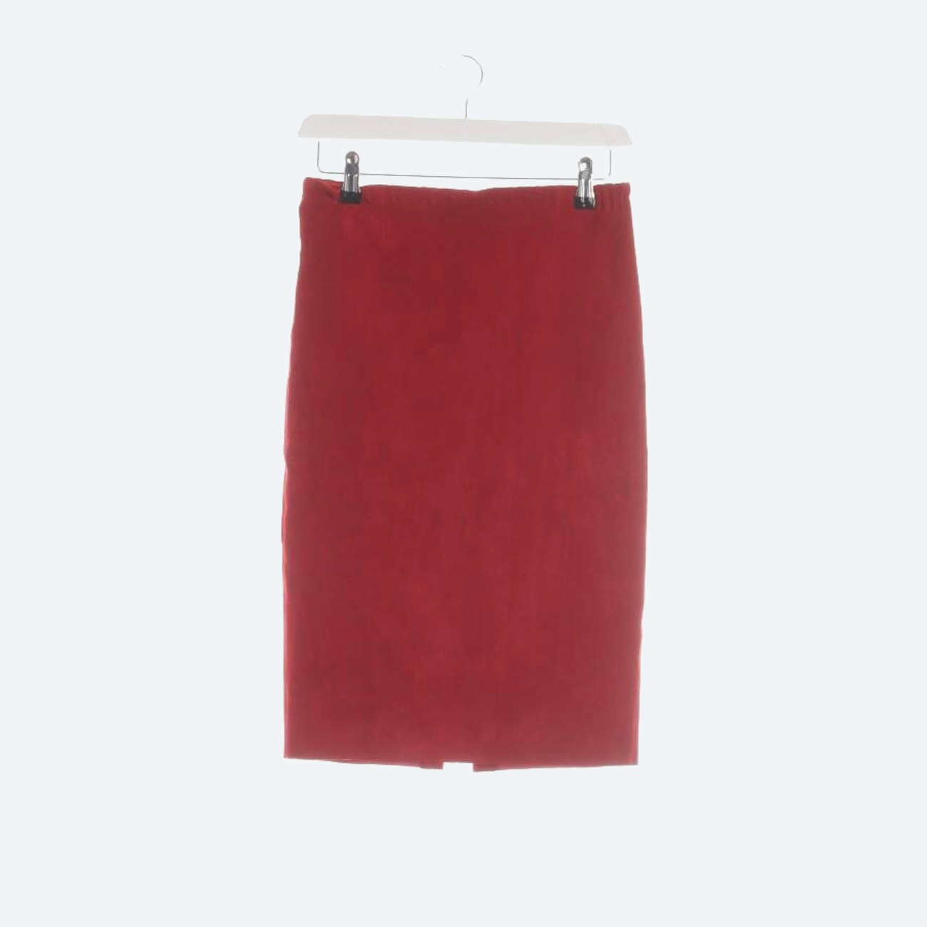 Image 1 of Leather Skirt S Red in color Red | Vite EnVogue