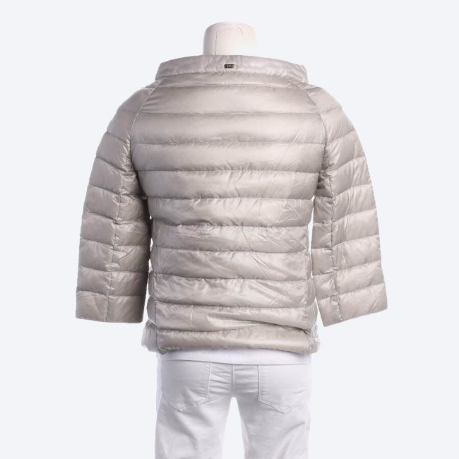 Image 2 of Quilted Jacket 34 Light Gray in color Gray | Vite EnVogue