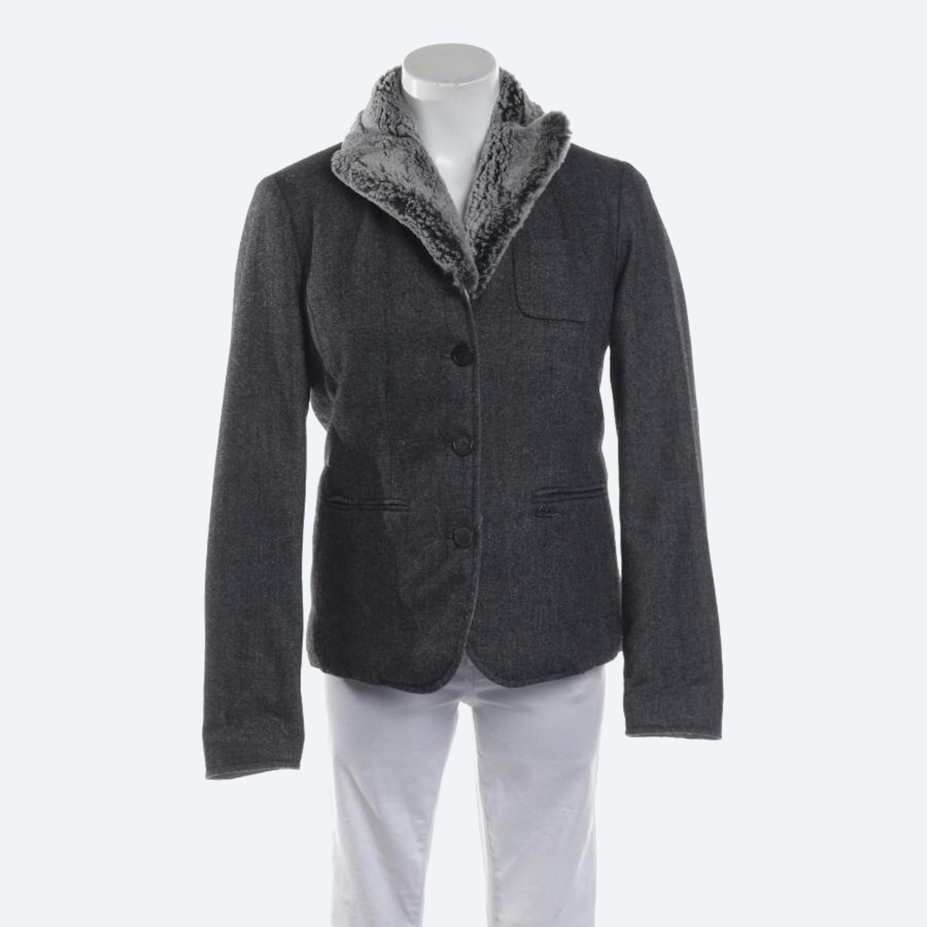 Image 1 of Reversible Jacke 36 Gray in color Gray | Vite EnVogue