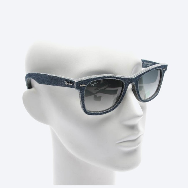Image 2 of Wayfarer Sunglasses Light Blue in color Blue | Vite EnVogue