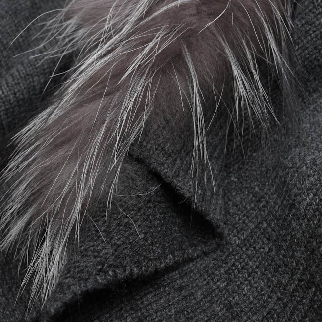 Image 3 of Cashmere Veste One Size Dark Gray in color Gray | Vite EnVogue