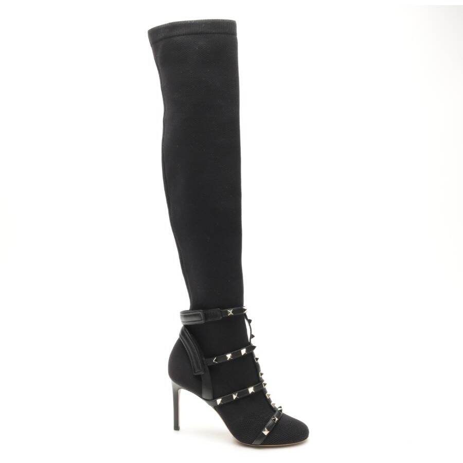 Image 1 of Rockstud Overknee Boots EUR 36.5 Black in color Black | Vite EnVogue