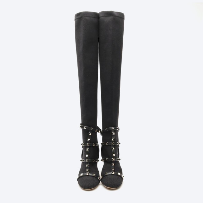 Image 2 of Rockstud Overknee Boots EUR 36.5 Black in color Black | Vite EnVogue