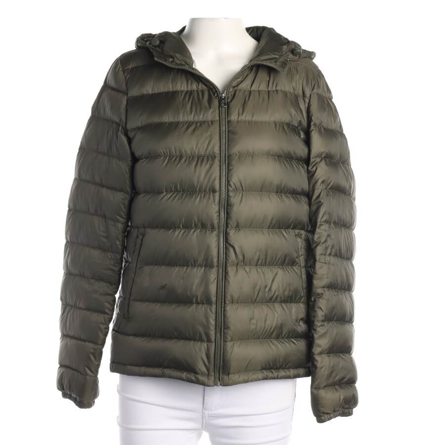 Image 1 of Quilted Jacket 36 Olive Green in color Green | Vite EnVogue