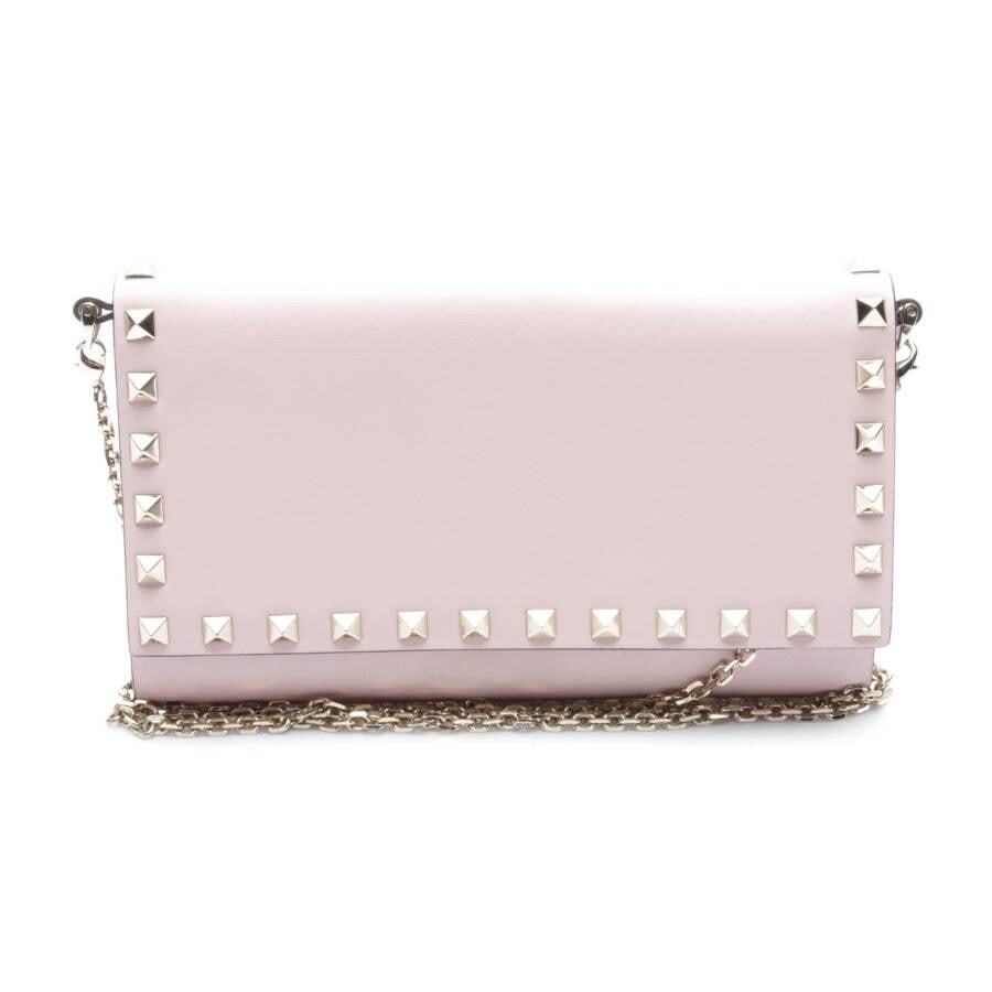 Image 1 of Rockstud Wallet on Chain Pink in color Pink | Vite EnVogue