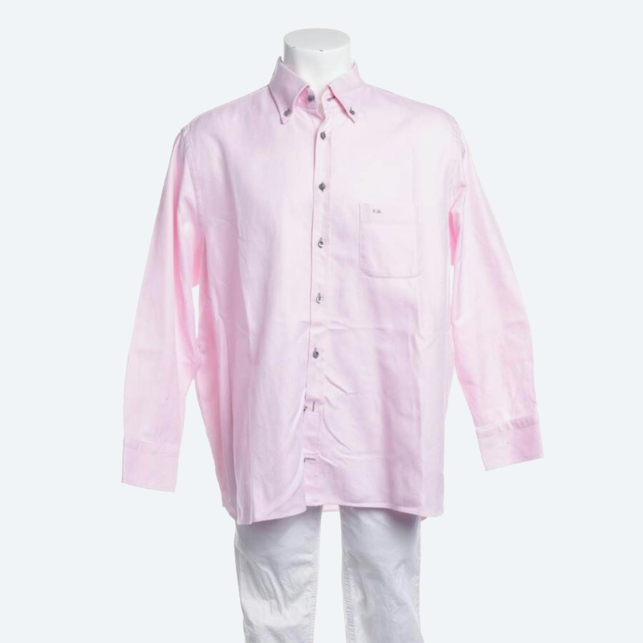 Image 1 of Casual Shirt 46 Light Pink in color Pink | Vite EnVogue