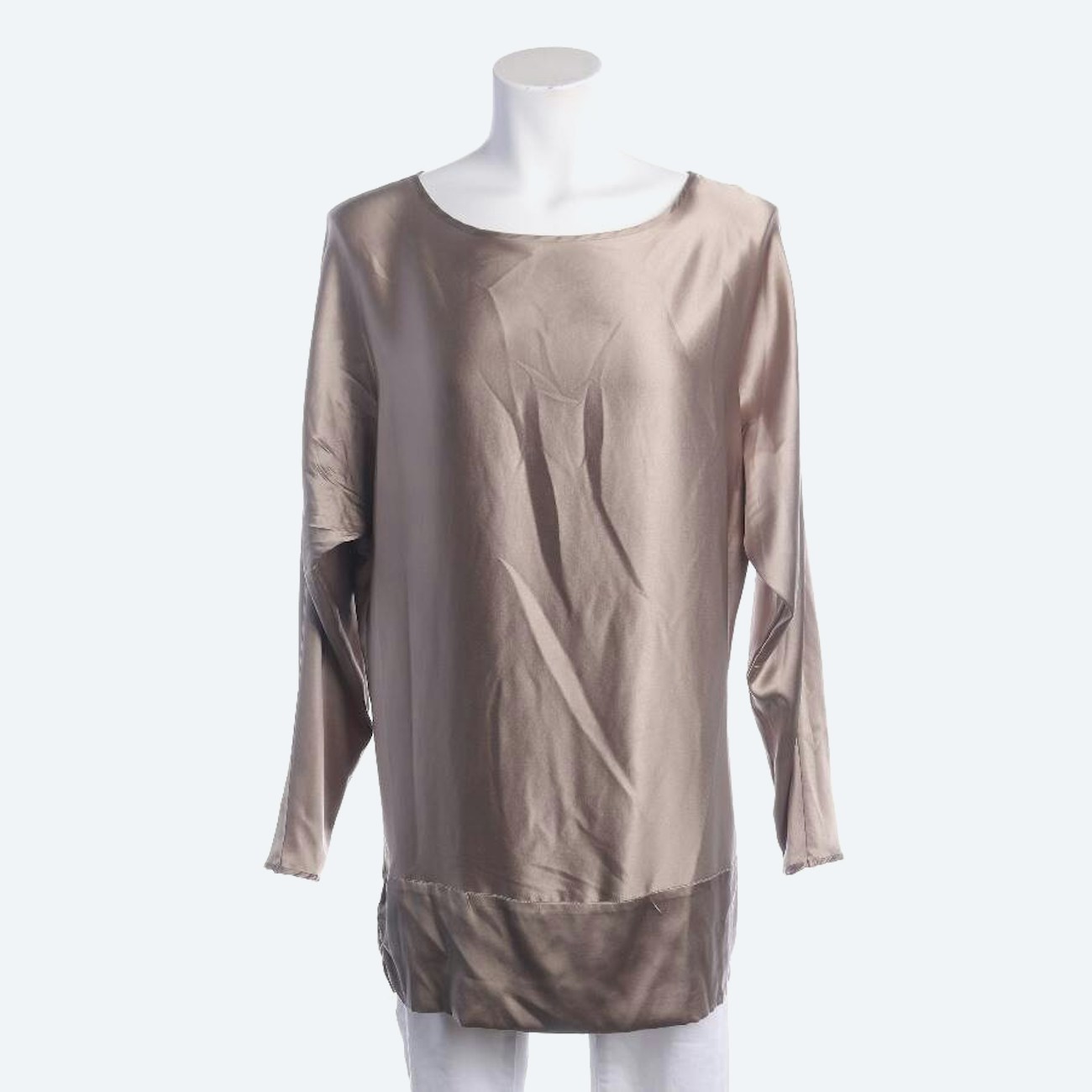Image 1 of Shirt Blouse S Light Brown in color Brown | Vite EnVogue