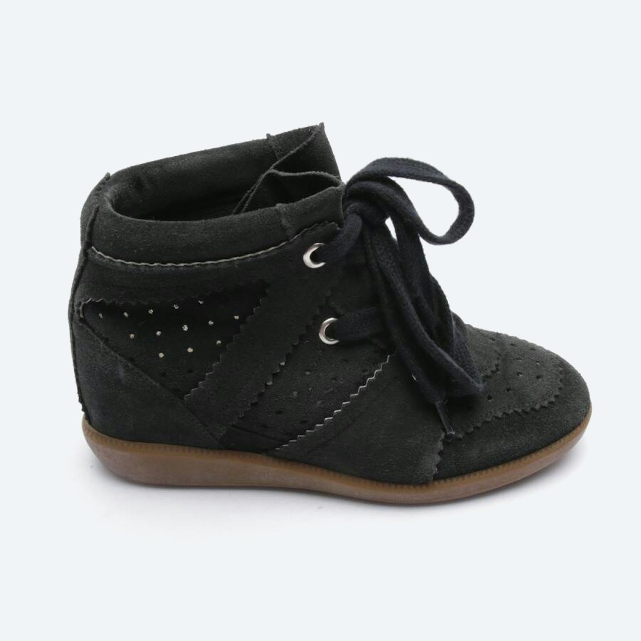 Image 1 of Bobby High-Top Sneakers EUR 36 Dark Gray in color Gray | Vite EnVogue