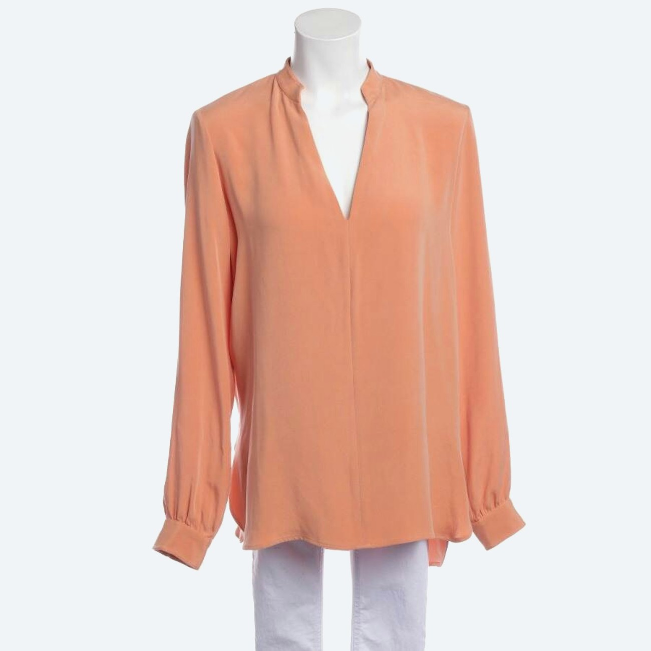 Image 1 of Silk Blouse 40 Orange in color Orange | Vite EnVogue