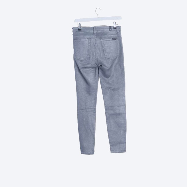 Image 2 of Jeans Skinny W27 Silver in color Metallic | Vite EnVogue