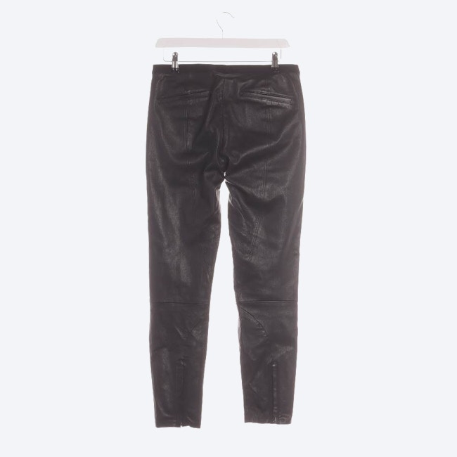 Image 2 of Leather Pants 40 Black in color Black | Vite EnVogue