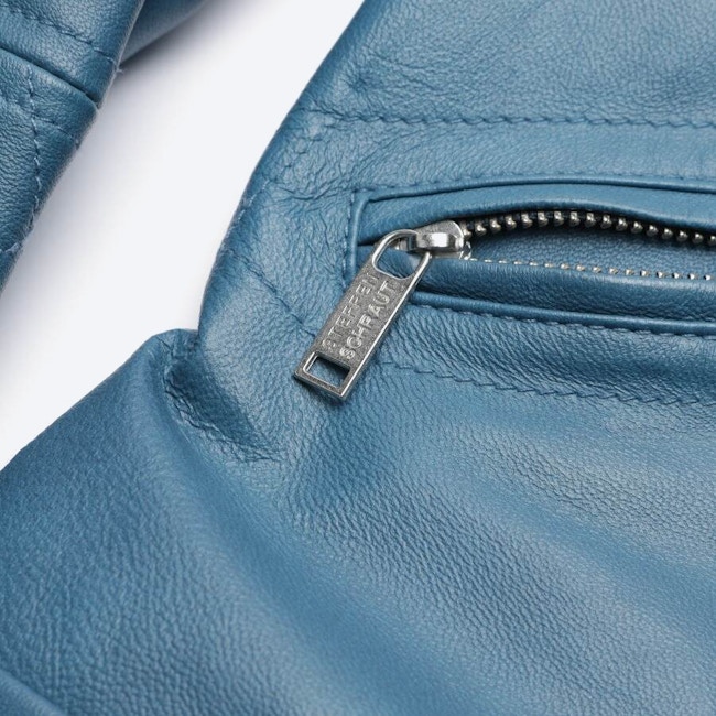 Image 4 of LeatherJacket 36 Blue in color Blue | Vite EnVogue