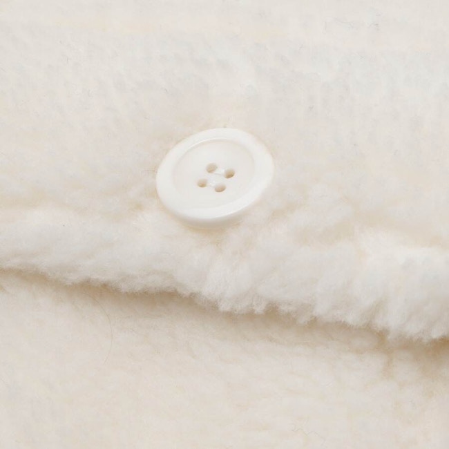 Image 4 of Between-seasons Coat 34 Cream in color White | Vite EnVogue