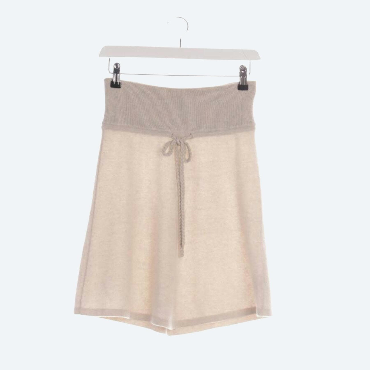 Image 1 of Cashmere Skirt 34 Beige in color White | Vite EnVogue