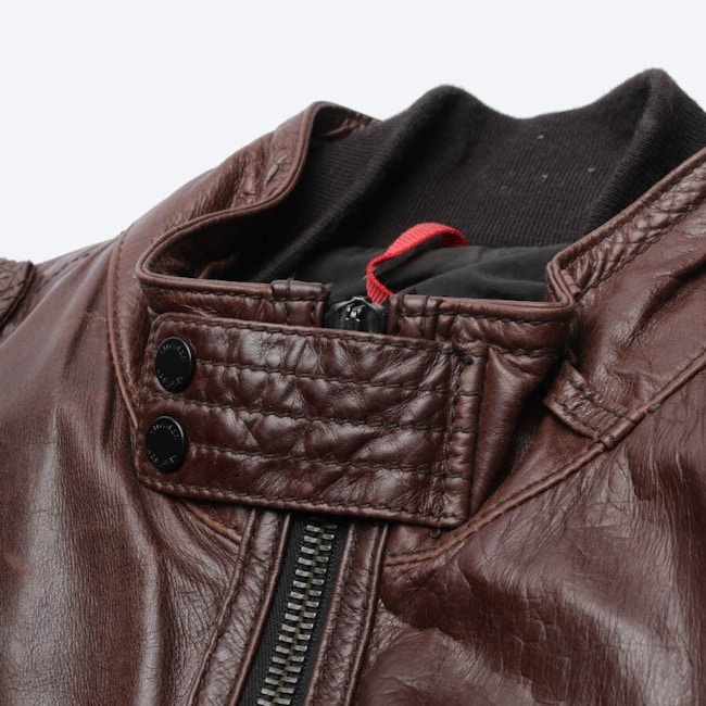 Image 3 of Leather Jacket 54 Brown in color Brown | Vite EnVogue