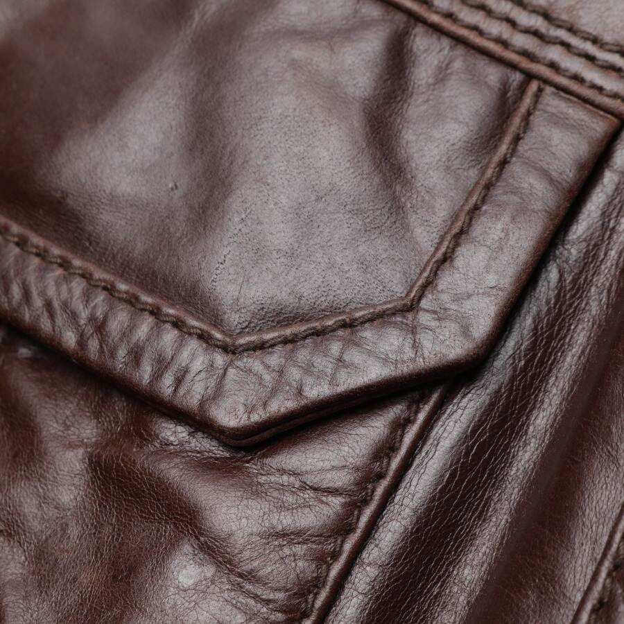 Image 4 of Leather Jacket 54 Brown in color Brown | Vite EnVogue