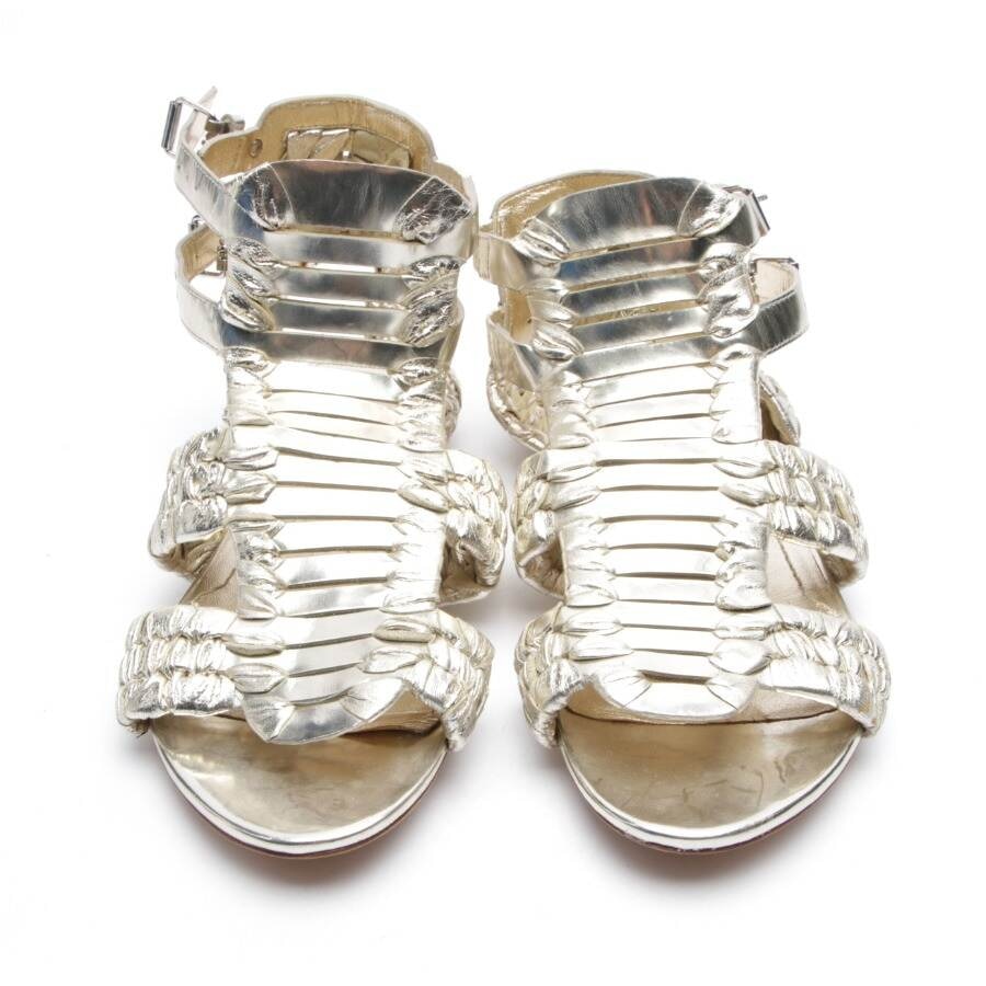Image 2 of Sandals EUR38 Silver in color Metallic | Vite EnVogue