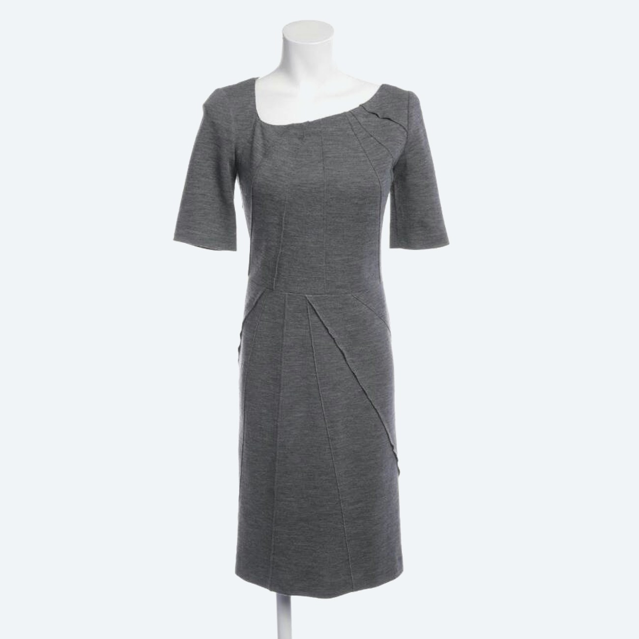 Image 1 of Wool Dress 36 Gray in color Gray | Vite EnVogue