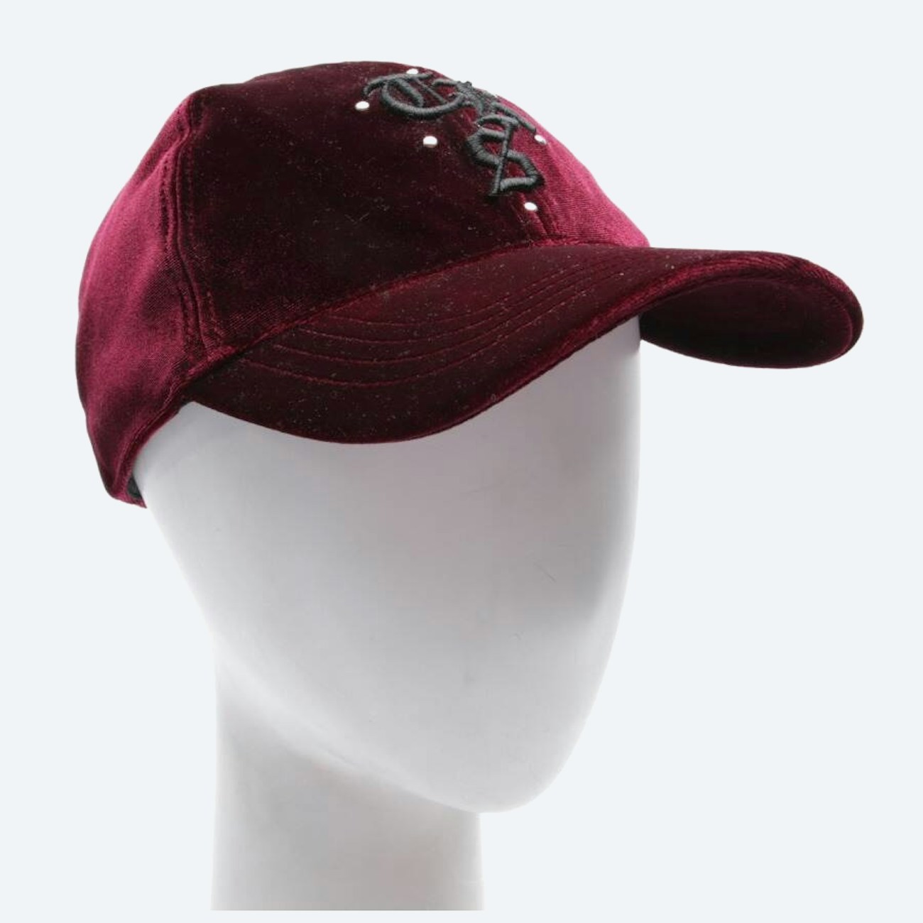 Image 1 of Peaked Cap Bordeaux in color Red | Vite EnVogue