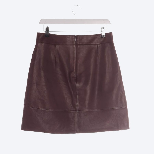 Image 2 of Leather Skirt 42 Bordeaux in color Red | Vite EnVogue