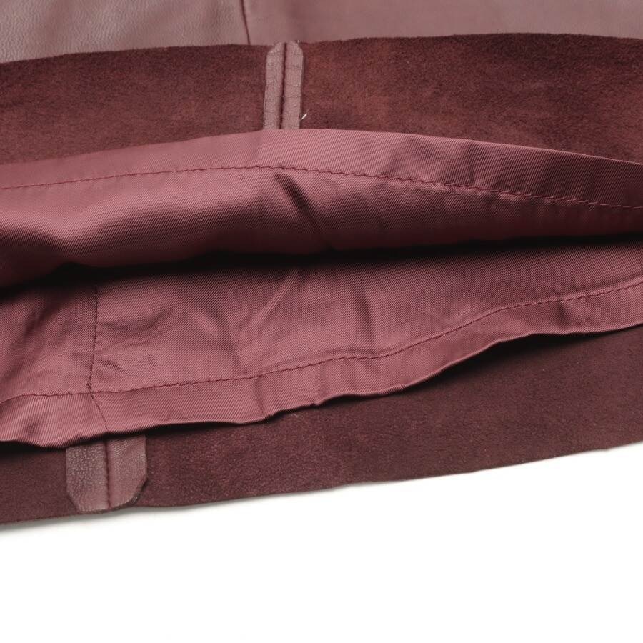 Image 3 of Leather Skirt 42 Bordeaux in color Red | Vite EnVogue