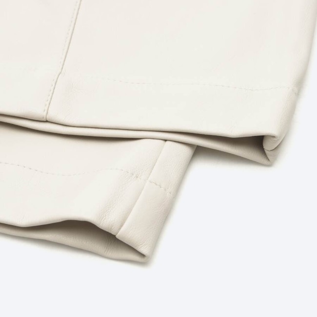 Image 3 of Trousers 44 Beige in color White | Vite EnVogue