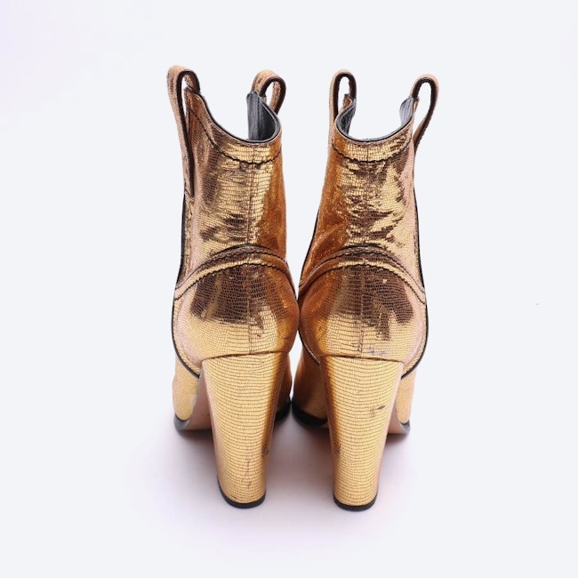 Image 3 of Ankle Boots EUR 39 Gold in color Metallic | Vite EnVogue