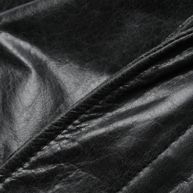 Image 4 of Leather Jacket 48 Black in color Black | Vite EnVogue