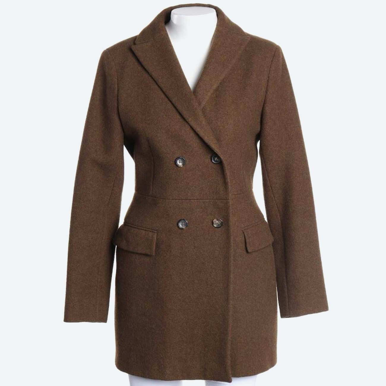 Image 1 of Wool Coat 38 Brown in color Brown | Vite EnVogue