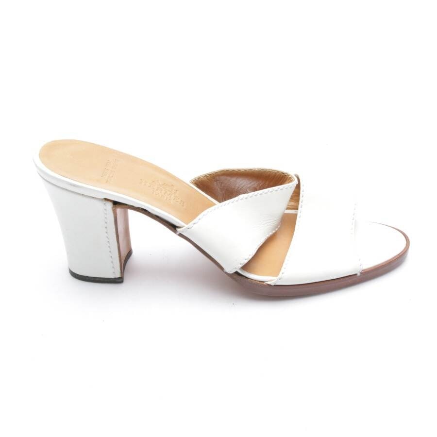 Image 1 of Heeled Sandals EUR 37 White in color White | Vite EnVogue