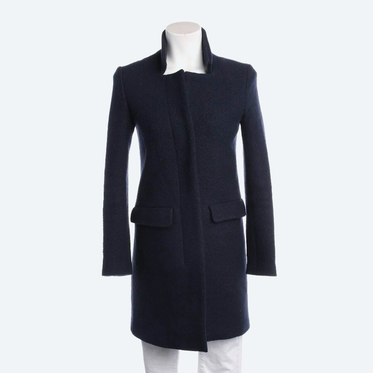 Image 1 of Wool Coat XS Navy in color Blue | Vite EnVogue
