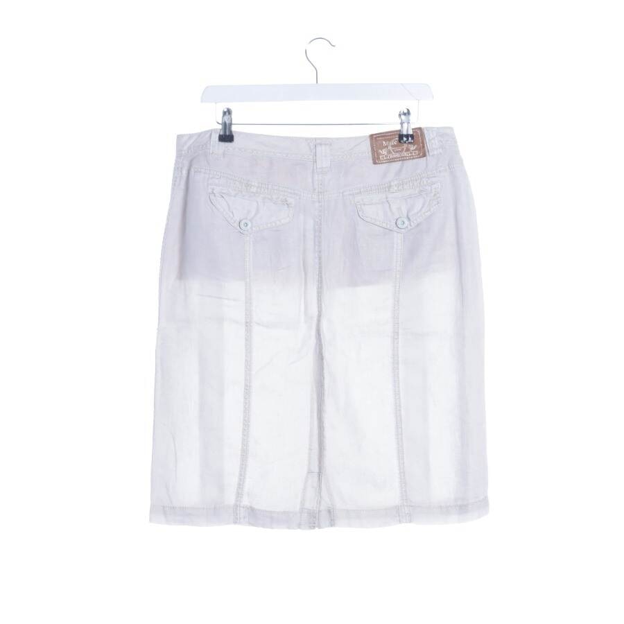 Image 2 of Linen Skirt 42 Cream in color White | Vite EnVogue