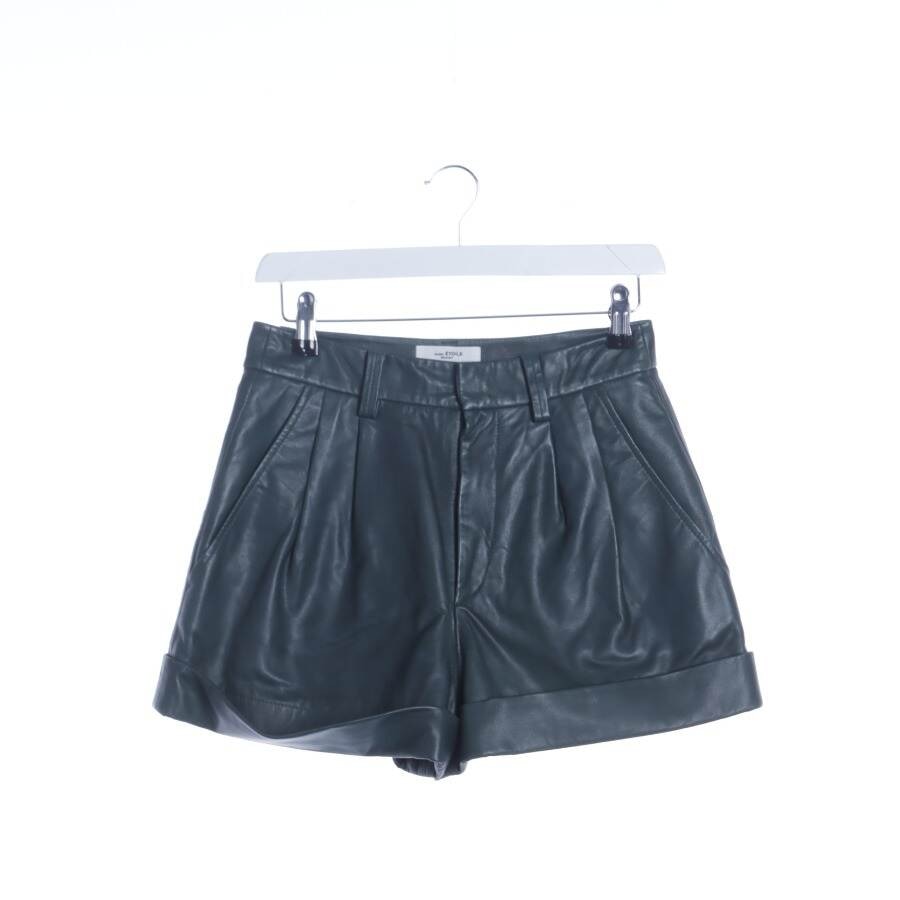 Image 1 of Leather Shorts 32 Green in color Green | Vite EnVogue