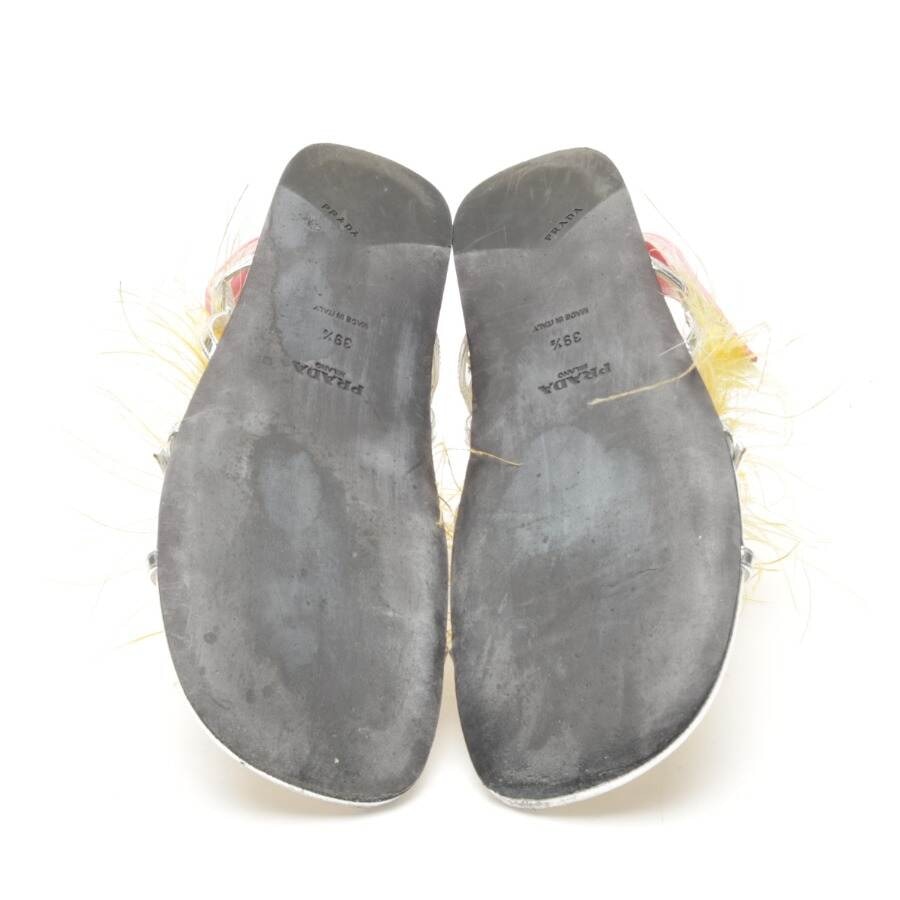 Image 4 of Sandals EUR 39.5 Silver in color Metallic | Vite EnVogue