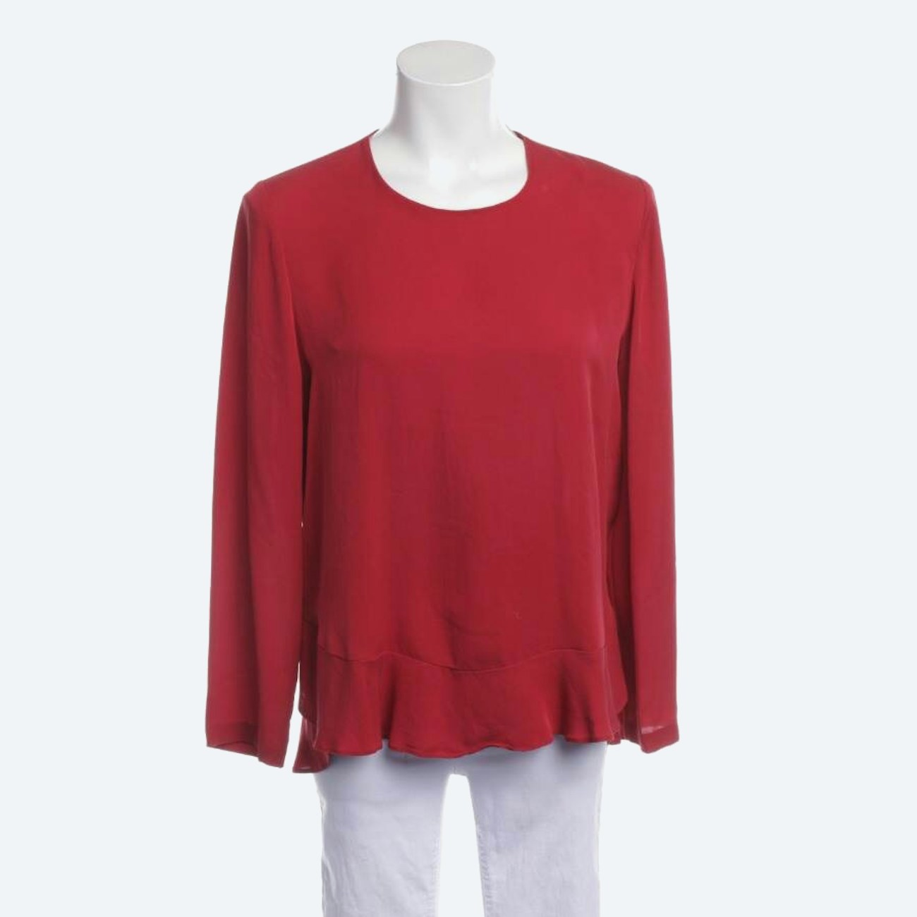 Image 1 of Silk Longsleeve 40 Red in color Red | Vite EnVogue