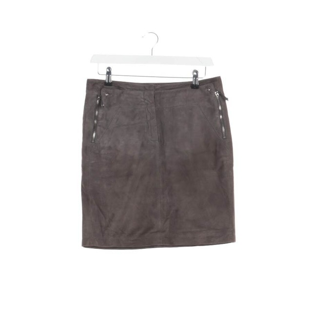 Image 1 of Leather Skirt 34 Gray | Vite EnVogue
