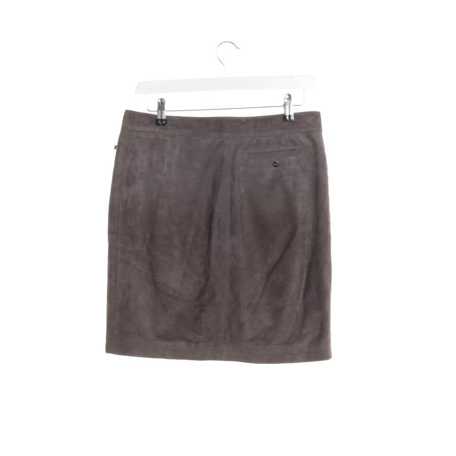 Image 2 of Leather Skirt 34 Gray in color Gray | Vite EnVogue