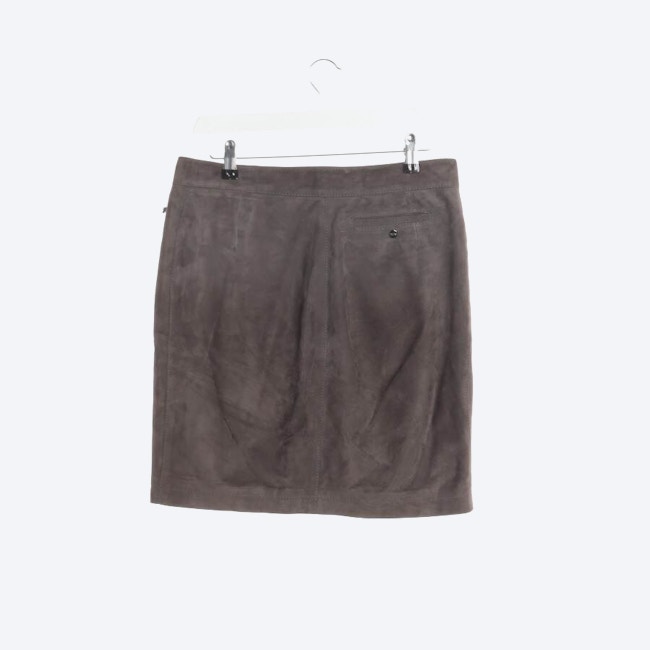 Image 2 of Leather Skirt 34 Gray in color Gray | Vite EnVogue