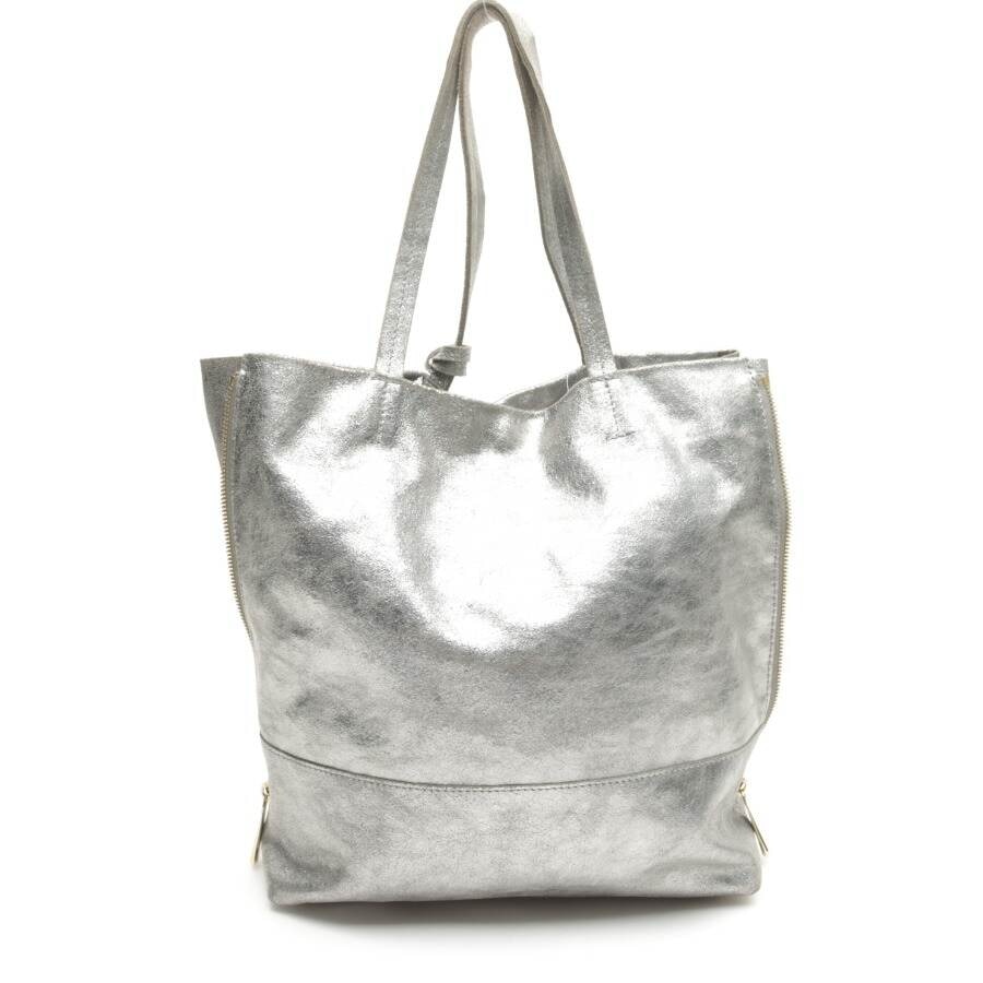 Image 2 of Shopper Silver in color Metallic | Vite EnVogue