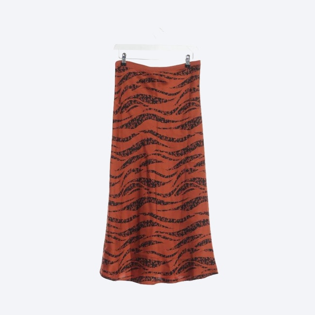 Image 2 of Silk Skirt M Dark Orange in color Orange | Vite EnVogue