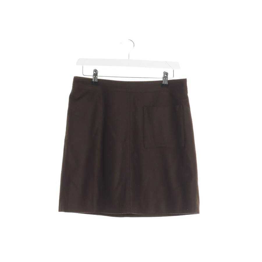 Image 1 of Mini Skirt 36 Dark Brown in color Brown | Vite EnVogue